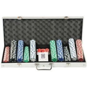 Resim Poker Seti 500 Chip Metal Çantalı 