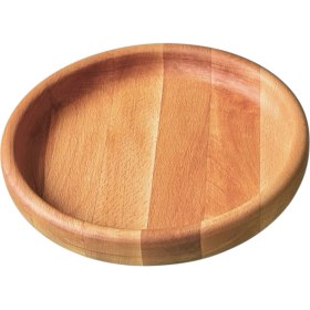 Resim Kaf Ahşap Sunum Kasesi Kayın Medium 