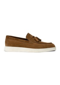 Resim Deery Erkek Hakiki Süet Taba Renk Loafer Ayakkabı - 01994mtbac01 Taba 