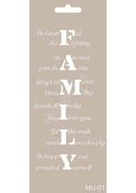 Resim Cadence Mu01 Mix Media Stencil 
