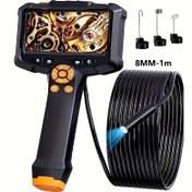 Resim INSKAM 4.3" Endoskop Kamera - 8mm HD Lens, IP67 Su Geçirmez, 1/5/10m Kablolu, Şarj Edilebilir Pil ve USB ile Çalışan Otomotiv Tamiri, Makine Muayenesi, HVAC, Drenaj Temizliği için 
