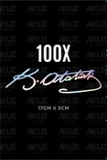 Resim sticker 100 Adet Atatürk Sticker 