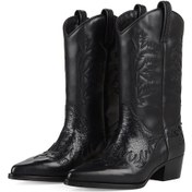 Resim Siyah Bayan Kovboy Çizmesi (Dawn) 