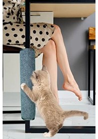 Resim Bağlanabilir Kedi Tırmalama Halısı - Her Ebat Masa Ve Sandalye Ayakları İçin 