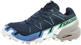 Resim Salomon 474659 Speedcross 6 GTX W Carbon/Provence/White Kadın Outdoor Ayakkabı 