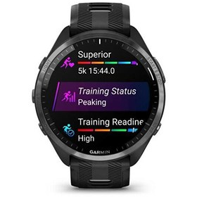 Resim Garmin Forerunner 965 Karbon Gri DLC Titanyum Siyah Akıllı Saat Garmin