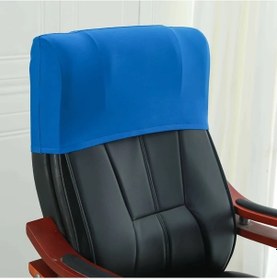 Resim Lumaworld Royal Blue Esnek Ofis Ev Sandalye Kılıfı Toz Geçirmez Yıkama Uyumlu Kraliyet Mavisi 