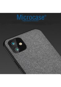 Resim Microcase Apple Uyumlu iPhone 11 Fabrik Serisi Kumas & Deri Desen Kilif 400601760 
