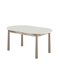 Resim Oreste Kelebek Açılır Yemek Masası 90x156 Cm Beyaz 