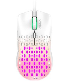 Resim Aula S11 Pro 3600 DPI RGB Optik Oyuncu Mouse 