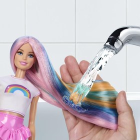 Resim Barbie Gökkuşağı Saçlar Bebeği JJP07 