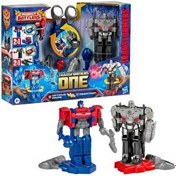 Resim Transformers One Optimus Prime vs Megatron Robot Battlers Aksiyon 2'li Figür Seti 