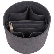 Resim Suntek Bayanlar Kozmetik Çantası Astarı Moda Çanta İç GRİ 