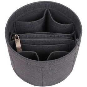 Resim Suntek Bayanlar Kozmetik Çantası Astarı Moda Çanta İç GRİ 