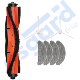 Resim Roidmi Eve - Eve Plus Uyumlu 1 Ana Fırça 2 Yan Fırça 4 Mop Pkt-iasgf0000643 