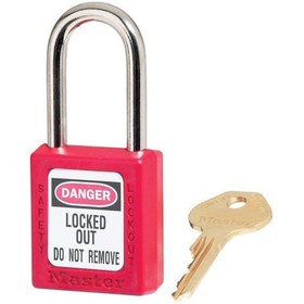 Resim Master Lock S410red M/kilit Kilitleme Asma Kilit - Kırmızı 