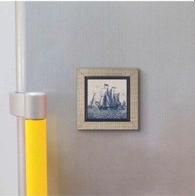 Resim Hollanda Deseni Baskılı Mdf Magnet 7x7 180 