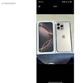 Resim Apple iPhone 16 Pro Max İkinci El YD | 256 GB | Çöl Titanyum 