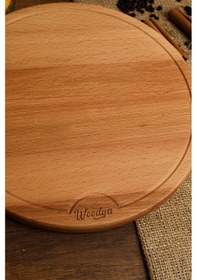 Resim Kayın Kesme Tahtası - Sunum Tahtası 28r Ahşap 