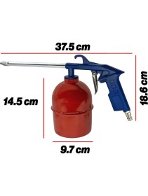 Resim Mazot Tabancası 1 Litre Metal Gövdeli 1000 cc (KOD:504021) 