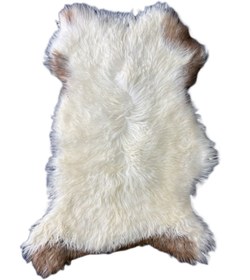 Resim ln leather Naturel Doğal Boyasız Alacalı Medikal Koyun Postu - Boyasız Doğal Koyun Postu - Doğal Koyun Postu 