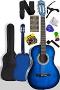 Resim Midex CG-270BL Klasik Gitar 4/4 Yetişkin Boy Sap Ayarlı Full Set 