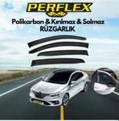 Resim Periboia Perflex Polikarbon Kırılmaz Rüzgarlık V2 Renault Megane 