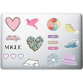 Resim Love Dekoratif Laptop Notebook Tablet Telefon Sticker Set 03 
