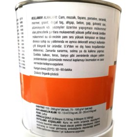 Resim Fortes Liquid Likit Glass Sıvı Cam Su Yalıtım Su İzolasyonu Şeffaf Parlak 600 Gr. ( 500 gr + 100 gr ) 