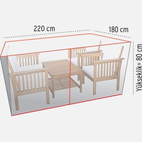 Resim Homaks 220 Koltuk Takımı Koruma Örtüsü 