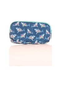 Resim Kaukko Kids 3 Bölmeli Kalem Çantası Fast Shark Mavi L8167 