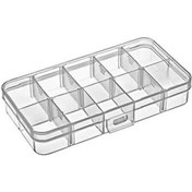 Resim 607 Hi̇-Paş Plastik Organizer Kutu 69 X 132 X 25 Mm 10 Bölme 