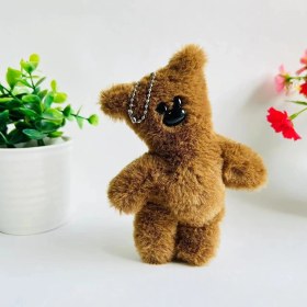 Resim Dzjjna Yeni 1 Adet Dört Inç Iyi Şanslar Karikatür Peluş Oyuncak Bebek Anahtarlık Sevimli Bebek Anahtar Küçük Kolye Seti (Yurt Dışından) 