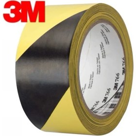 Resim 3M 766İ Vinil Bant 50Mmx33M Sarı-Siyah 