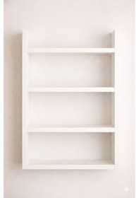 Resim 4'lü Duvar Rafı-mutfak-çok Amaçlı Raf-beyaz 60x50x10 Beyaz 