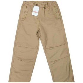Resim Çikoby Kız Çocuk Beli Paçası Ayarlanabiilir Lastikli Kargo Pantolon-13561-camel Camel 