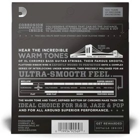 Resim AyrStore Ecb80 Bas Gitar Tel Seti, Chromes, Super Light Gauge (40 