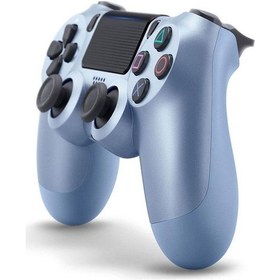 Resim PS4 Uyumlu Yeni Nesil Tıtanyum Mavi Renk Oyun Kolu 