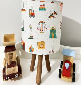 Resim dekomingo OYUN PARKI DESENLİ BEBEK VE ÇOCUK ODASI 