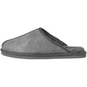 Resim Jack & Jones Jack Jones Dudely Microfiber Slipper Castlerock Erkek Gri Sandalet & Terlik 12170310-05 