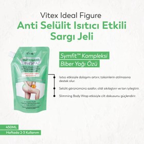Resim Vitex Ideal Figure Anti Selülit Isıtıcı Etkili Sargı Jeli (450 ml) 