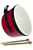 Resim Midex Orf-TF-13RD Örf Aletleri Askılı Kırmızı Çocuk Davulu ve Yer Davulu 