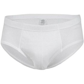Resim 3 Adet Yıldız Erkek Pamuklu Ribana Slip Külot 07e Beyaz 