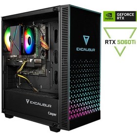 Resim Casper Excalibur E65H.245K-DXT0A-0HD Ultra 5 245KF 32 GB 2 TB SSD RTX5060TI W11H Masaüstü Oyuncu Bilgisayarı 