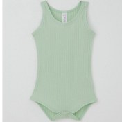 Resim Breeze Kız Bebek Çıtçıtlı Atlet Zıbın Body Jakarlı 9 Ay-3 Yaş, Su Yeşili Su Yeşili 