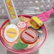 Resim 1 adet Ramen Besleme Oyuncak Oyunu - Erkek ve Kız Çocukları için Mükemmel Hediye, Doğum Günleri, Paskalya, Noel, Cadılar Bayramı, Şükran Günü - Çatal ve Kaşık ile Etkileşimli Besleme Oyunu, Rol Yapma Oyuncak - Güvenli Malzeme - Duyusal Oyun - Evcil 