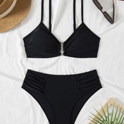 Resim Kadın Moda Bikini Takımı Mayo 