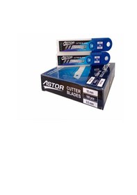 Resim Astor Maket Bıçağı Yedeği 18mmx05 Mm 