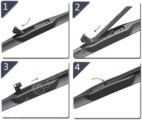 Resim RBW Hibrit Ön Silecek Takımı Citroen C2 2003-2008 ile uyumlu 