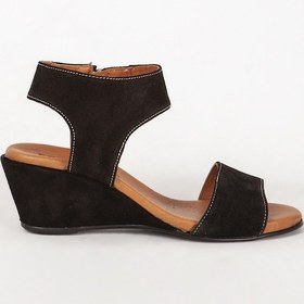 Resim Dericlub Kadın Ortopedik Dolgu Topuk Bantlı Günlük Sandalet Gerçe Bej 